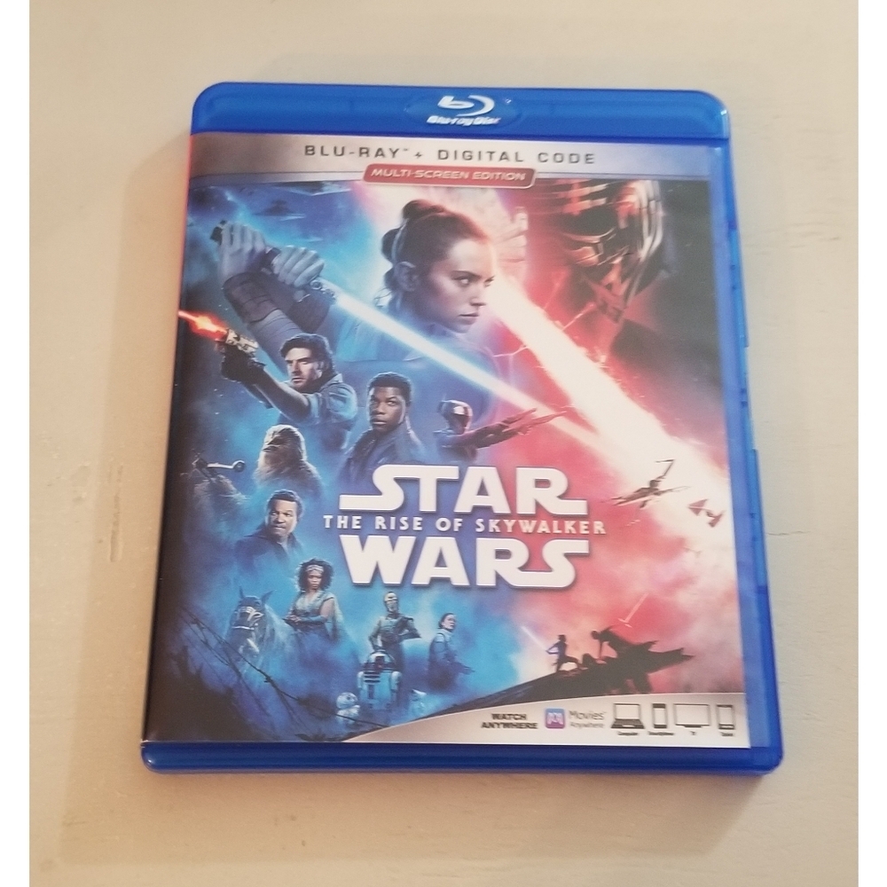 Star Wars The Rise Of Skywalker Blu Ray + Digital Code Multi Screen Edition